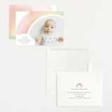 "Pretty Rainbow" - Birth Announcements in Rainbow by Lori Wemple - Assembled