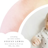 "Pretty Rainbow" - Birth Announcements in Rainbow by Lori Wemple - Detail
