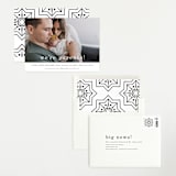 "We're Parents" - Birth Announcements in Cotton by Maria Hilas-Louie - Assembled