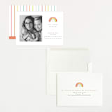 "Our Little Rainbow" - Birth Announcements in Bright by Pixel and Hank - Assembled
