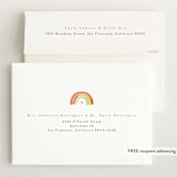 "Our Little Rainbow" - Birth Announcements in Bright by Pixel and Hank - FREE Recipient Addressing