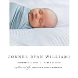 "Dreamer" - Birth Announcements in Onyx by Pixel and Hank - Detail