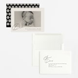 "Dashing" - Birth Announcements in Vanilla by Olivia Raufman - Assembled