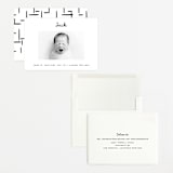 "Cursive" - Birth Announcements in Snow by AK Graphics - Assembled