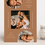 "Moderne Duo" - Birth Announcements in Rust by Lauren Chism - Front