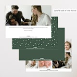 "Meet Cute" - Birth Announcements in Snow by Lauren Chism - Back of Card Options