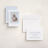 "Ric Rac" - Birth Announcements in Bluebell by Megan Davis - Assembled