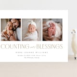 "Counting Those Blessings" - Birth Announcements in Sugar by Robert and Stella - Front