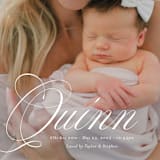 "elegant name" - Birth Announcements in Owlet by Jackie Crawford - Detail