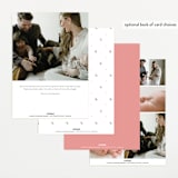 "Sweetest" - Birth Announcements in Rose by Jenna Holcomb - Back of Card Options