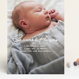 "Signature-esque" - Birth Announcements in Milk by Lauren Chism - Front