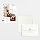 "Modern Inset" - Birth Announcements in Cotton by Robin Ott - Assembled