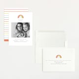 "Our Little Rainbow" - Birth Announcements in Bright by Pixel and Hank - Assembled