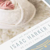 "Star Bright" - Birth Announcements in Slateblue by Meggy Masters - Detail