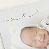 "Delicate Welcome" - Birth Announcements in Cloud by Olivia Raufman - Detail