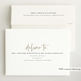 "gilded introduction" - Birth Announcements in Milk by Susan Asbill - FREE Recipient Addressing