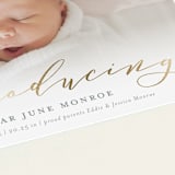 "Treasured" - Birth Announcements in Slate by Sarah Brown - Detail