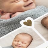 "our little sweetheart" - Birth Announcements in Fawn by Jen Tips - Detail