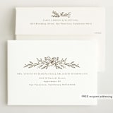 "sparkling florals" - Birth Announcements in Sand by Kate Ahn - FREE Recipient Addressing