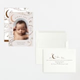 "Galaxy" - Birth Announcements in Mocha by Alethea and Ruth - Assembled
