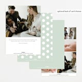 "Mist" - Birth Announcements in Parchment by Everett Paper Goods - Back of Card Options