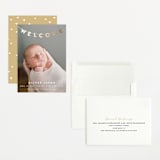 "Welcome Banner" - Birth Announcements in Cloud by Maria Alou - Assembled