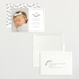 "Graceful Laurels" - Birth Announcements in Lace by Jessica Williams - Assembled