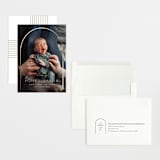 "Classic Arch" - Birth Announcements in Linen by Erica Krystek - Assembled