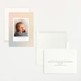 "Mini Confetti" - Birth Announcements in Sunrise by Townsend Majors - Assembled
