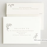 "Tiny Sprigs" - Birth Announcements in Latte by Kristie Kern - FREE Recipient Addressing