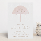 "gilded shower" - Baby Shower Invitations in Rose by Phrosné Barwood - Front