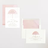 "gilded shower" - Baby Shower Invitations in Rose by Phrosné Barwood - Assembled