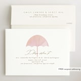 "gilded shower" - Baby Shower Invitations in Rose by Phrosné Barwood - FREE Recipient Addressing