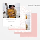 "Timeless" - Baby Shower Invitations in Blush by Nicoletta Savod - Back of Card Options