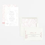 "Timeless" - Baby Shower Invitations in Blush by Nicoletta Savod - Assembled