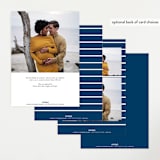 "Cloud Cover" - Baby Shower Invitations in Midnight by Lehan Veenker - Back of Card Options