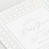 "Boho Frame" - Baby Shower Invitations in Dove by Tamara Hilje - Detail