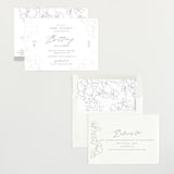 "Enchant" - Baby Shower Invitations in Lead by Nicoletta Savod - Assembled
