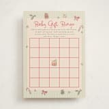 "Toys and Joy" - Baby Shower Game Cards in Peppermint by Creo Study - Front