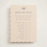 "Doodle Tea Party" - Baby Shower Game Cards in Fine China by Carmia C. - Front