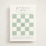 "Patterned Giraffe" - Baby Shower Game Cards in Earth by mo kelley - Front