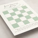"Patterned Giraffe" - Baby Shower Game Cards in Earth by mo kelley - Detail