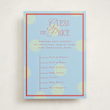 "Gelato" - Baby Shower Game Cards in Sundae by Nazia Hyder - Front