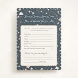 "Stellar" - Baby Shower Game Cards in Celestial by Leah Bisch - Front