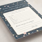 "Stellar" - Baby Shower Game Cards in Celestial by Leah Bisch - Detail