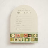 "fairytale ornament" - Baby Shower Game Cards in Creme by Anastasia Makarova - Front