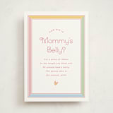 "Little Sweetheart" - Baby Shower Game Cards in Candy by letterfix - Front