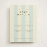 "oh boy" - Baby Shower Game Cards in Baby Blue by Ellen Schlegelmilch - Front