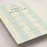 "oh boy" - Baby Shower Game Cards in Baby Blue by Ellen Schlegelmilch - Detail