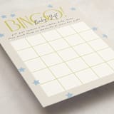 "Bright Star" - Baby Shower Game Cards in Skylight by Laura Hankins - Detail